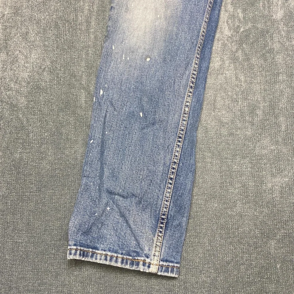 Levi's 514 Jeans Men 30x32 Blue Denim Light Wash Everyday Wear Straight Fit Cozy